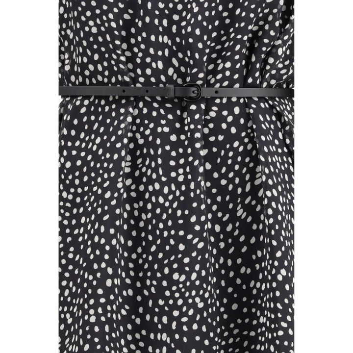 Max Mara Black Silk Casual Dress