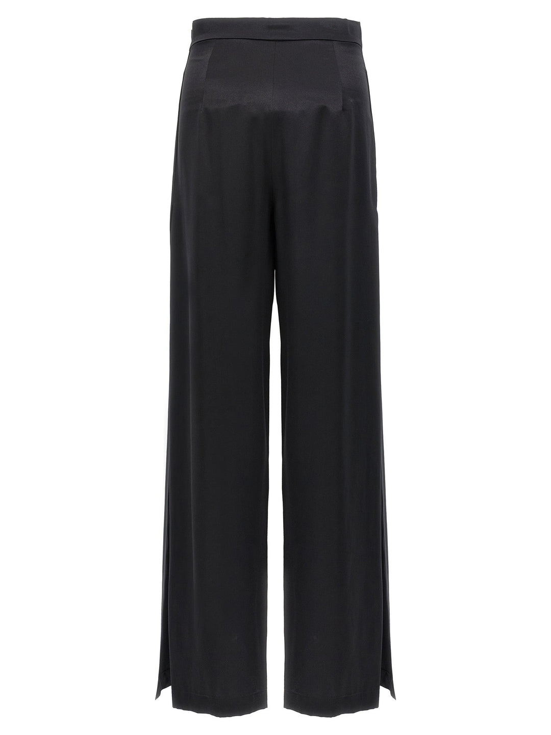 Max Mara Black Silk Casual Pants