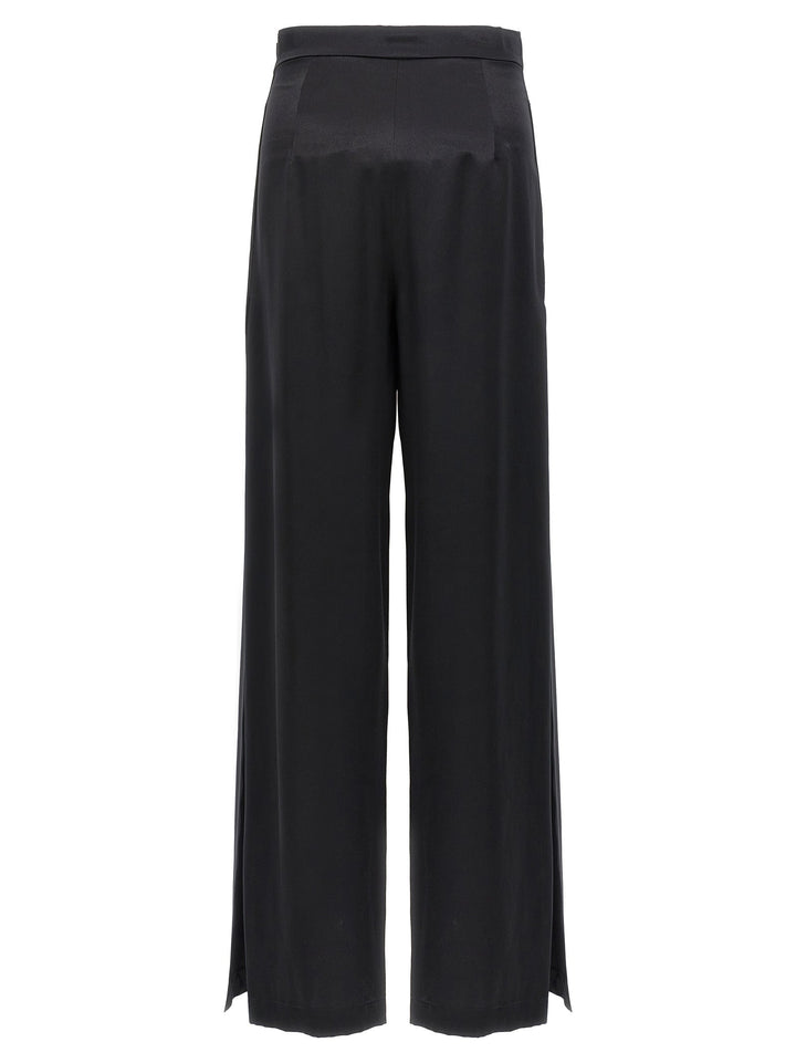Max Mara Black Silk Casual Pants