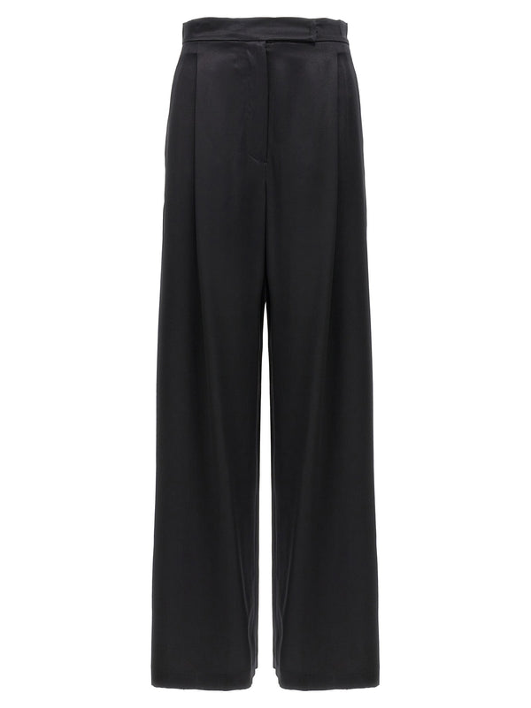 Max Mara Black Silk Casual Pants