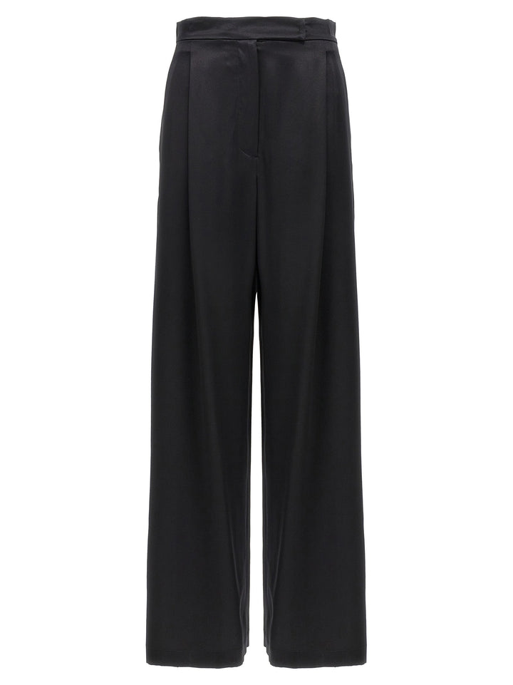 Max Mara Black Silk Casual Pants