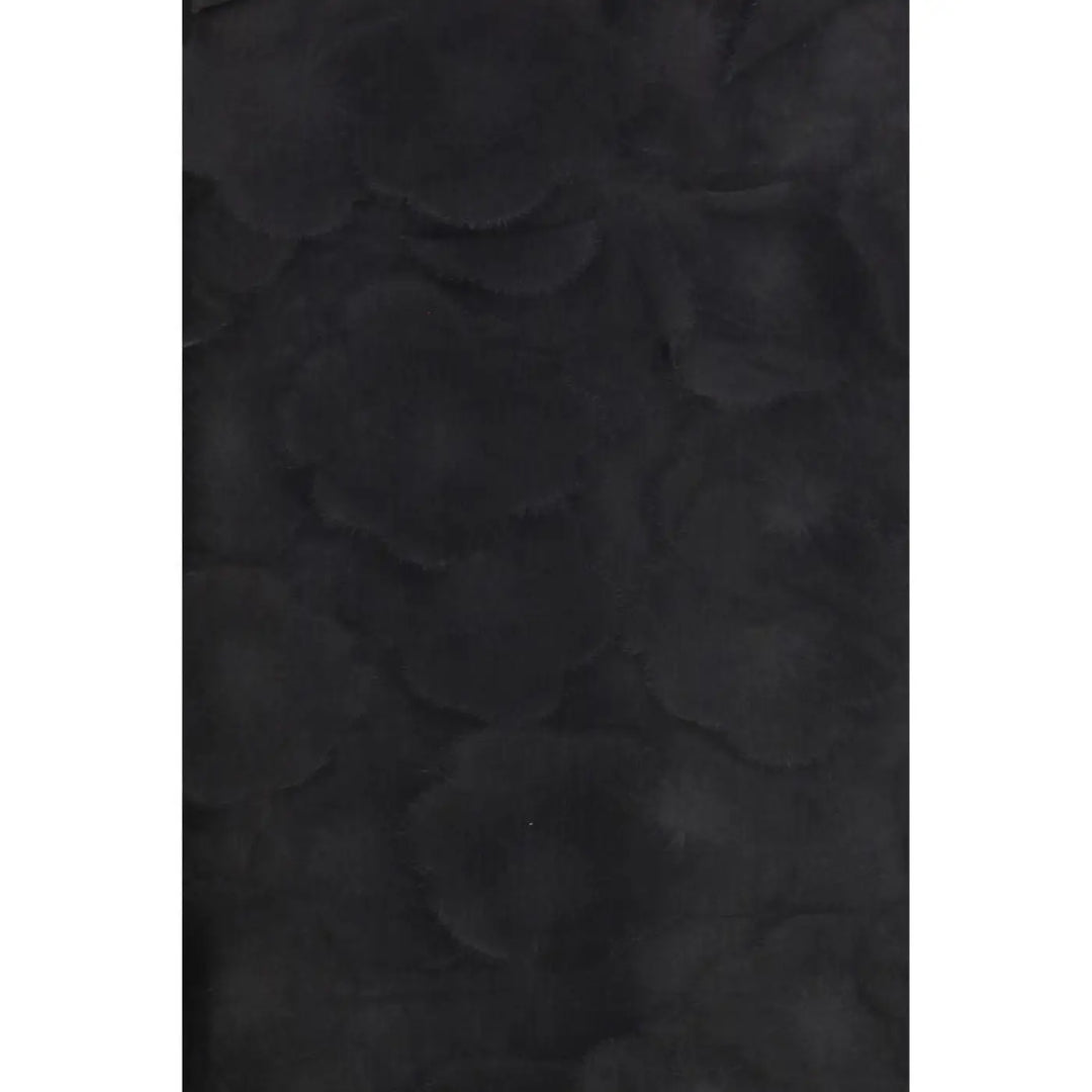 Max Mara Black Silk Long Skirt