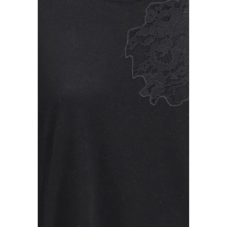 Max Mara Black Silk Sweatshirt