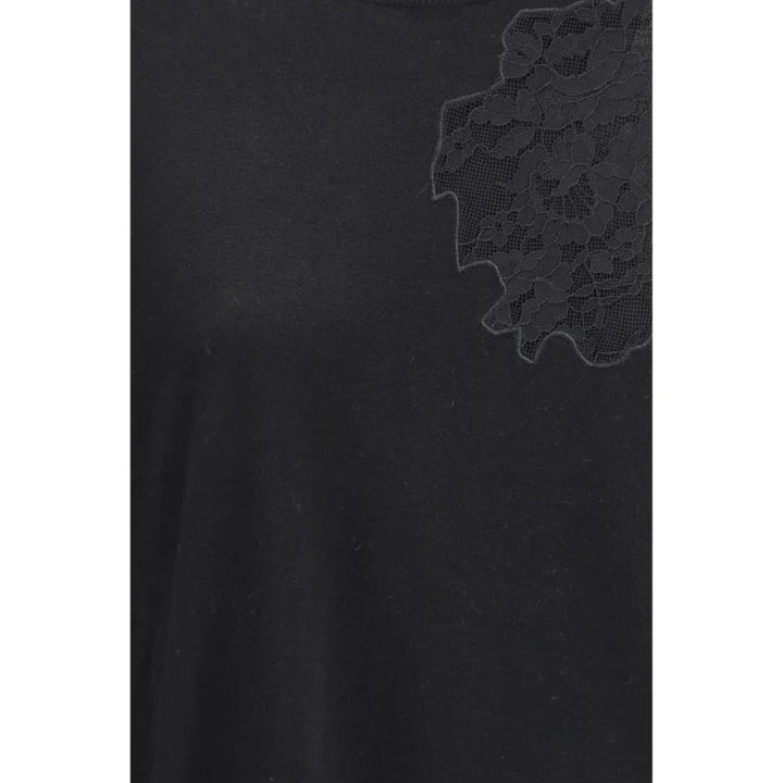 Max Mara Black Silk Sweatshirt