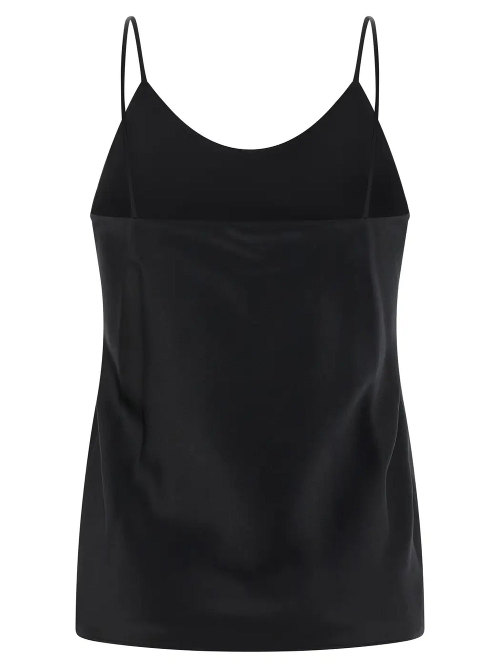 Max Mara Black Silk Tank Tops