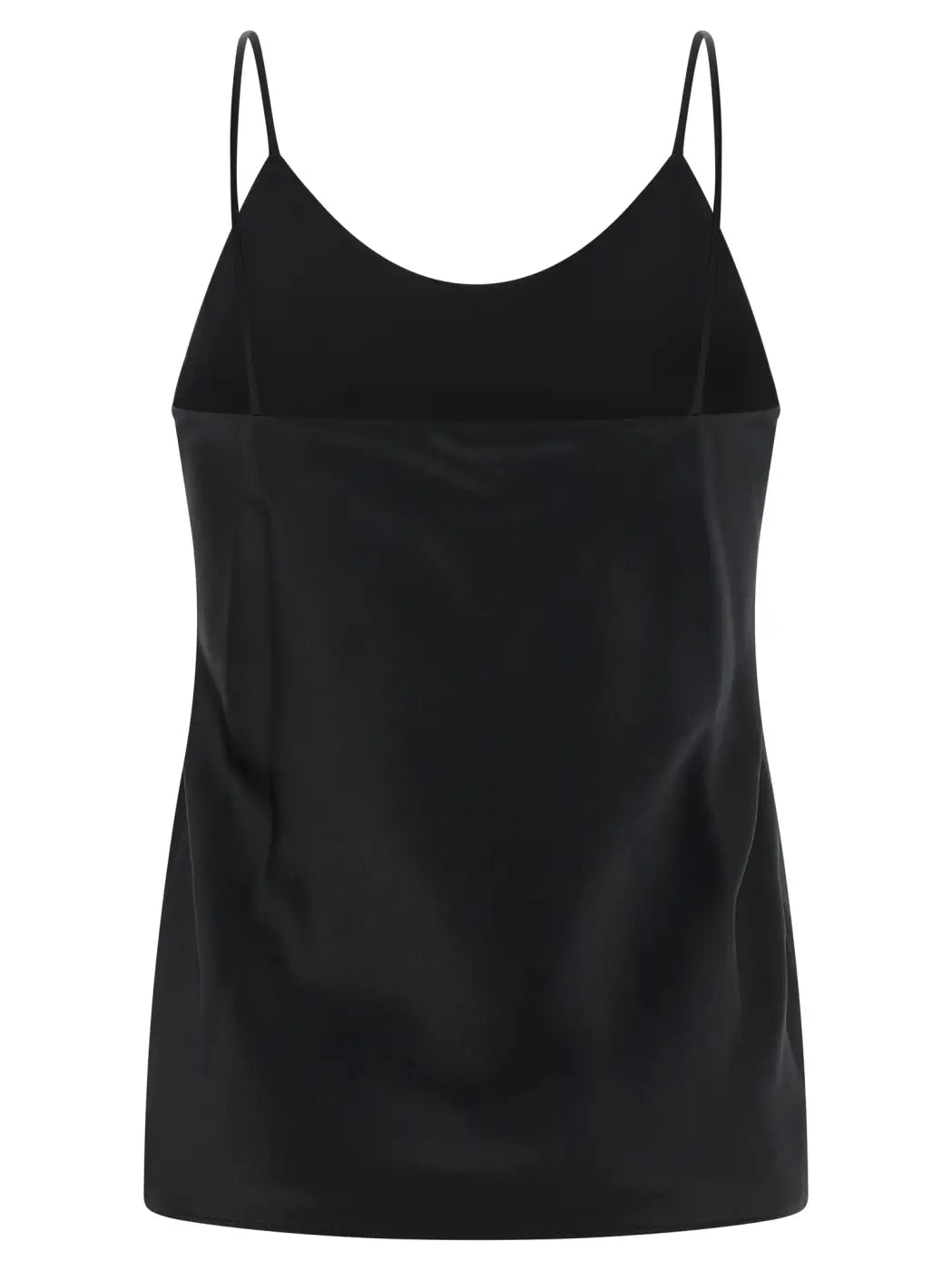 Max Mara Black Silk Tank Tops