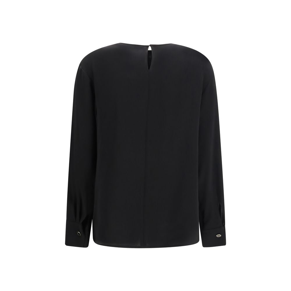 Max Mara Blouses - Women’s Black Triacetate Blouse