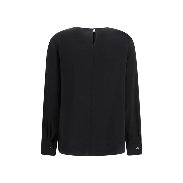Max Mara Blouses - Women’s Black Triacetate Blouse