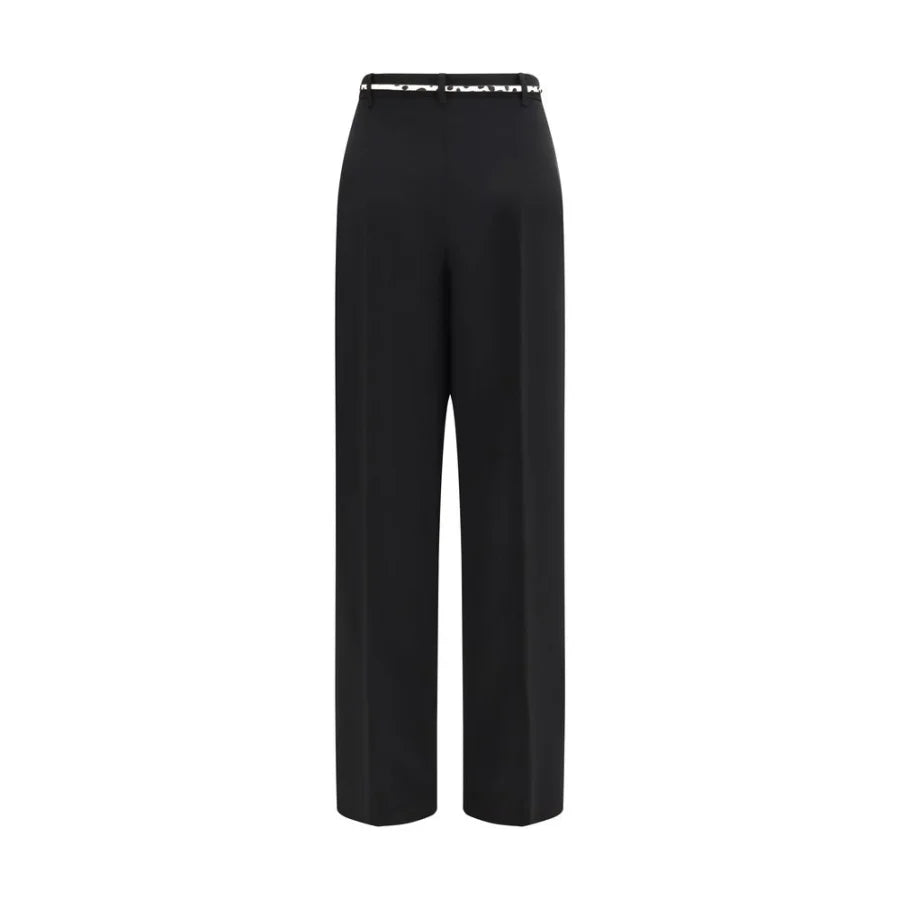 Max Mara Black Triacetate Casual Pants