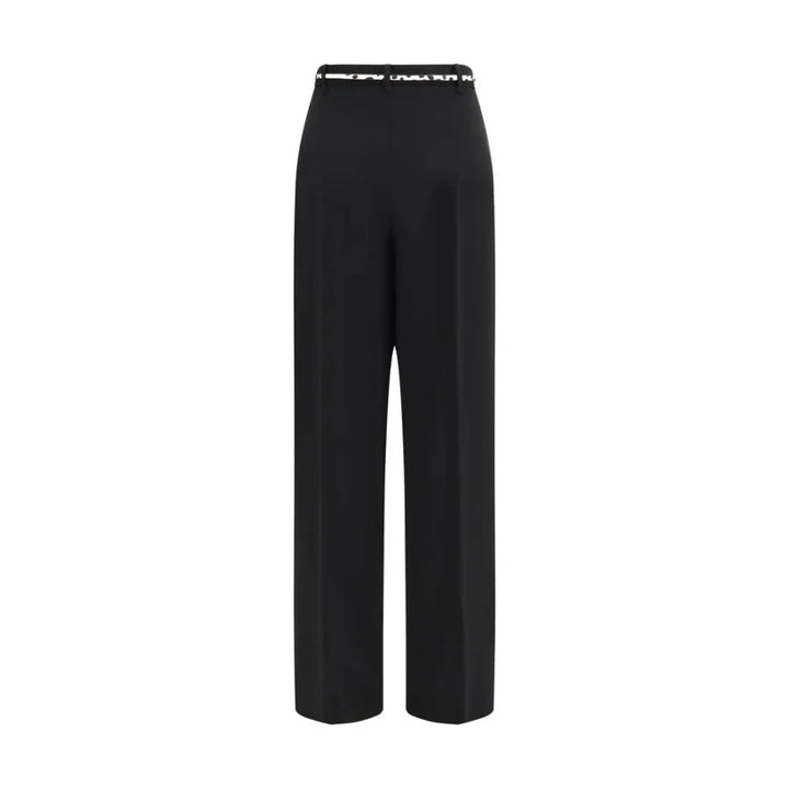Max Mara Black Triacetate Casual Pants