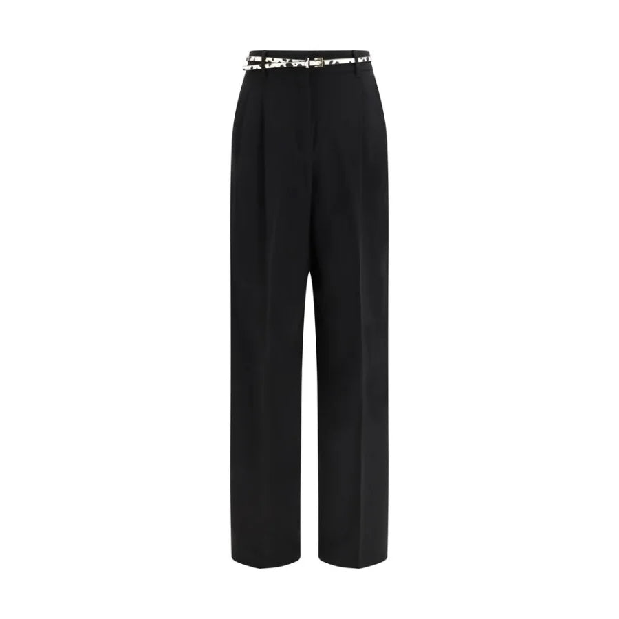Max Mara Black Triacetate Casual Pants