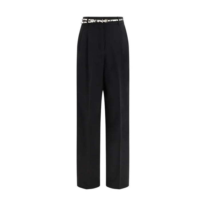 Max Mara Black Triacetate Casual Pants