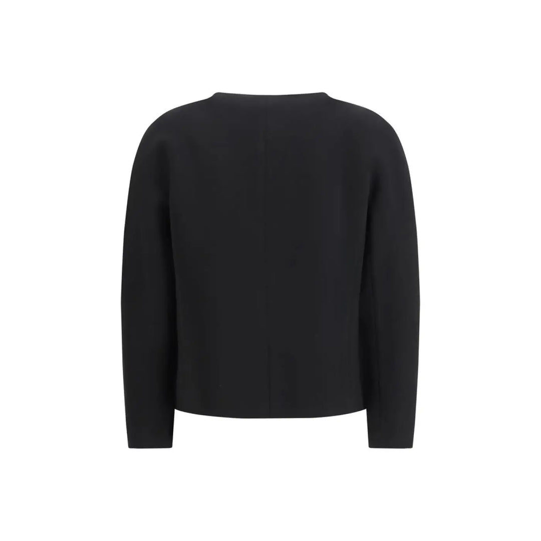 Max Mara Black Triacetate Coat