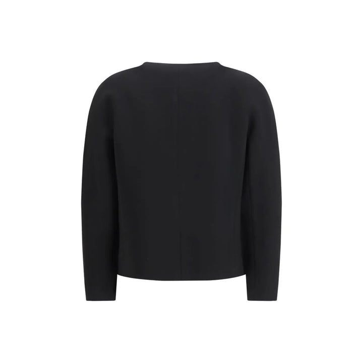 Max Mara Black Triacetate Coat