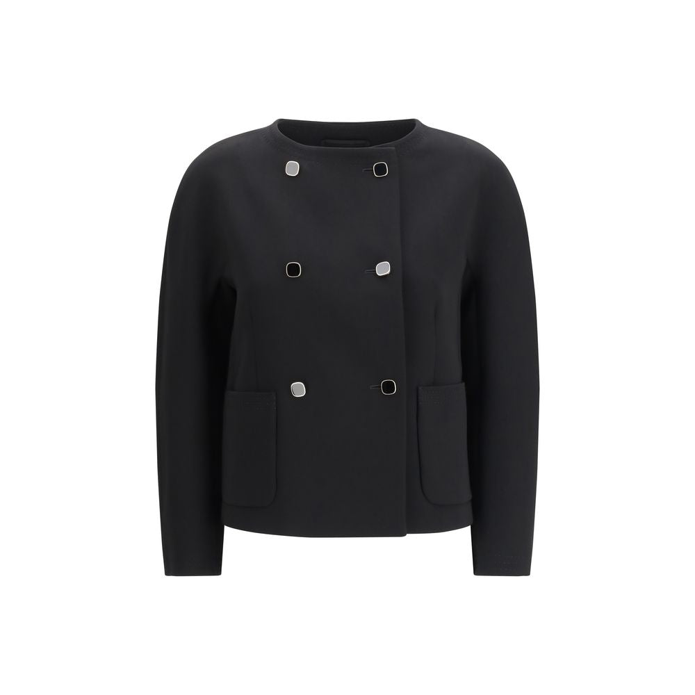 Max Mara Coats &amp; Jackets - Black Triacetate Coat