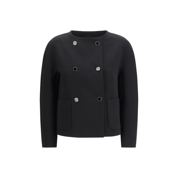 Max Mara Coats &amp; Jackets - Black Triacetate Coat