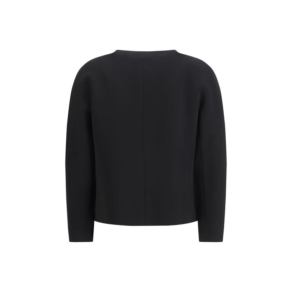 Max Mara Coats &amp; Jackets - Black Triacetate Coat