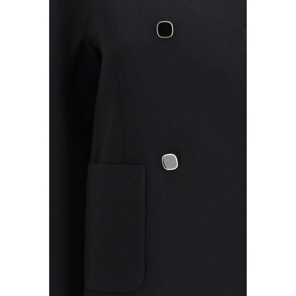 Max Mara Coats &amp; Jackets - Black Triacetate Coat