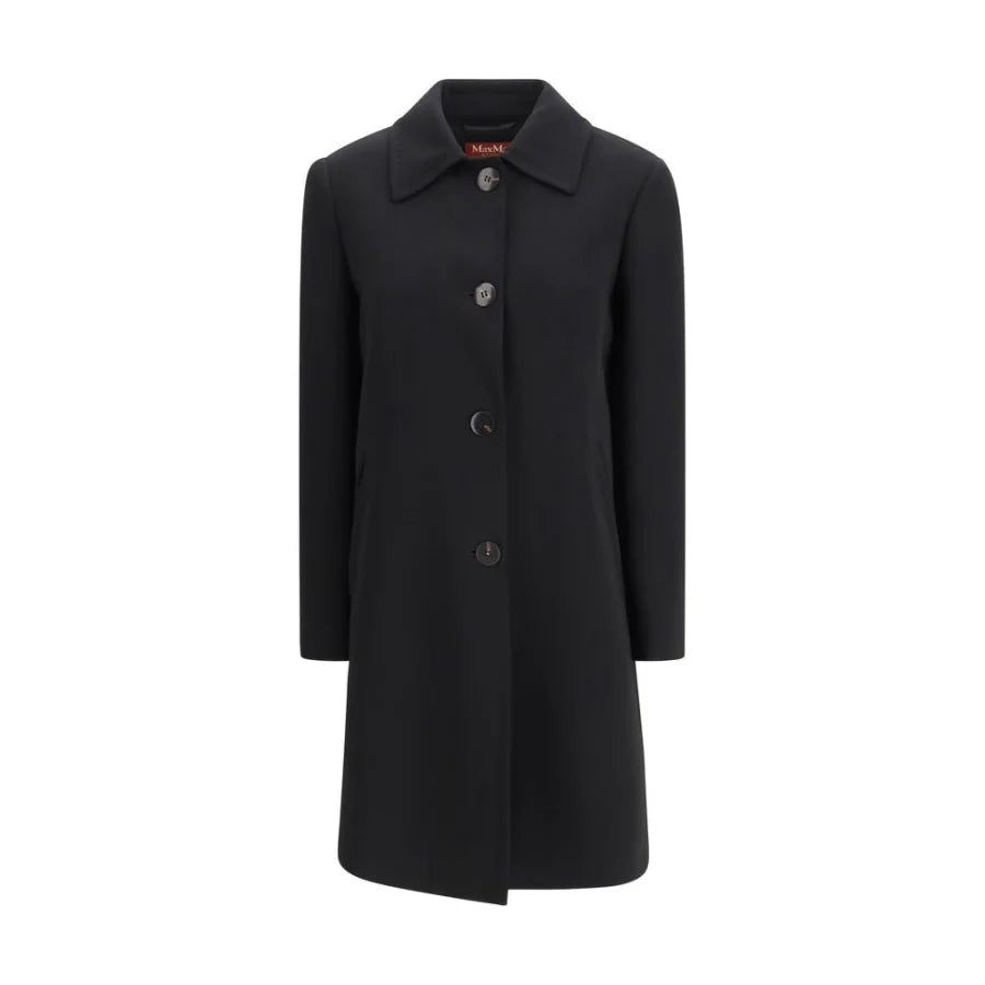 Max Mara Black Triacetate Coat