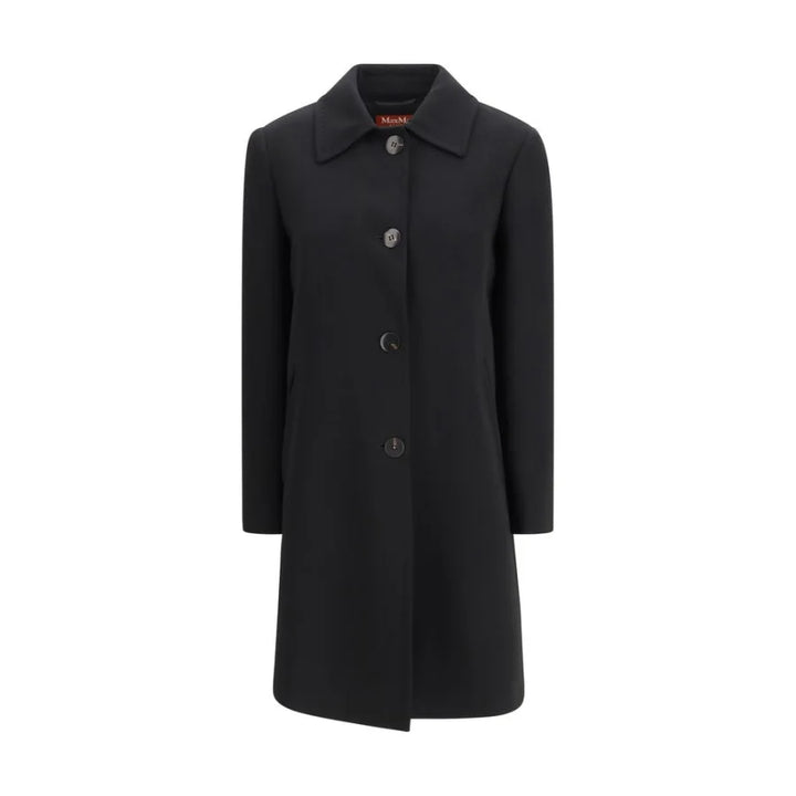 Max Mara Black Triacetate Coat