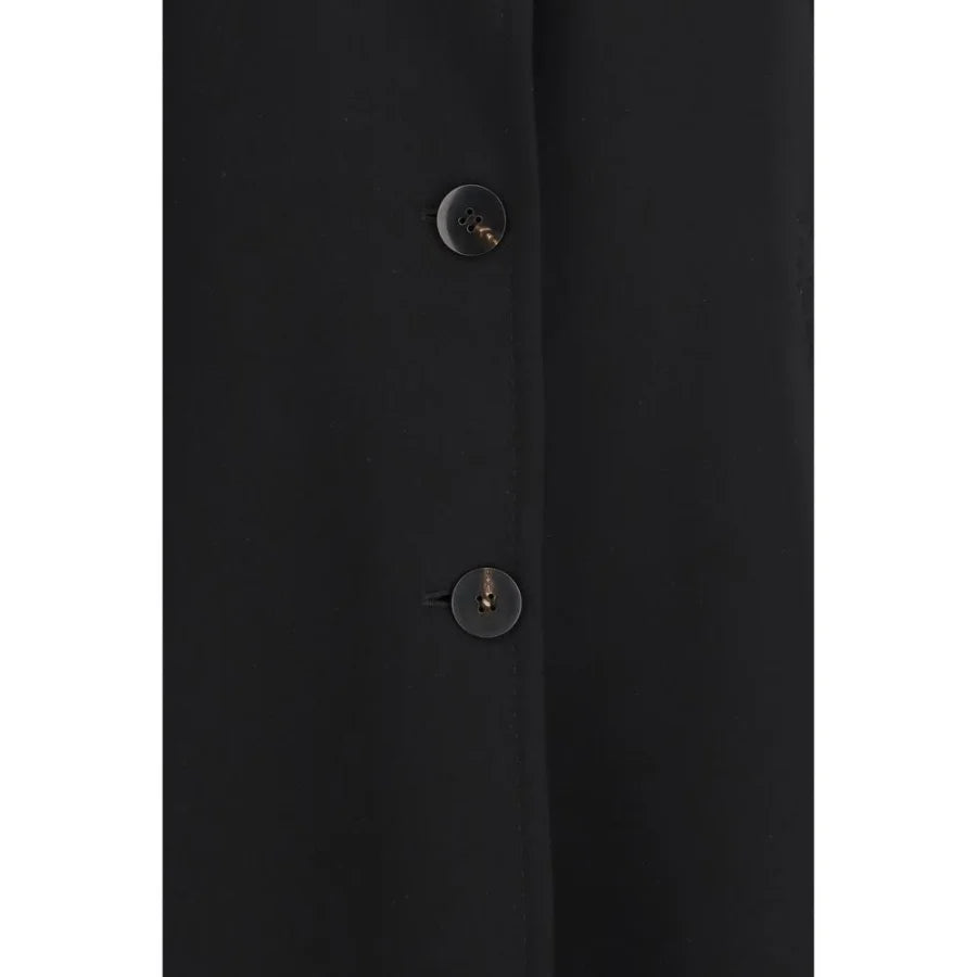 Max Mara Black Triacetate Coat