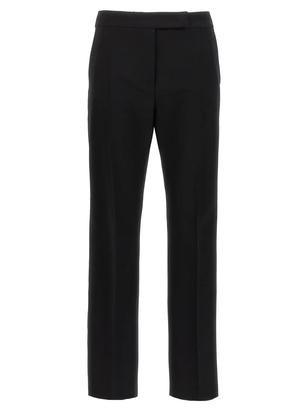 Max Mara Black Virgin Wool Dress Pants