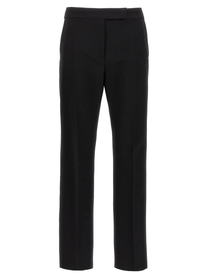 Max Mara Black Virgin Wool Dress Pants