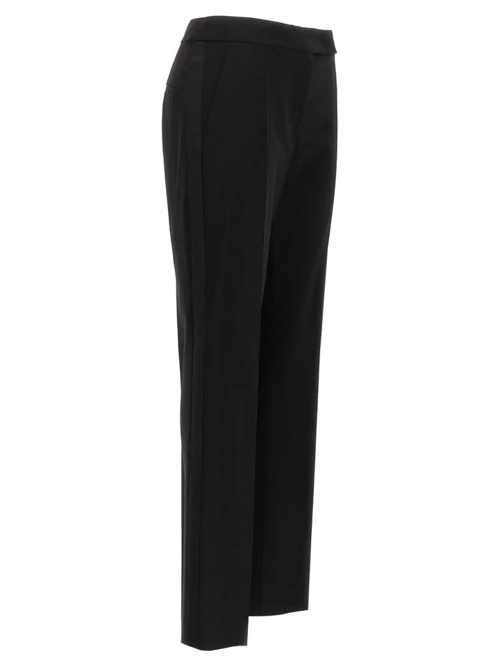 Max Mara Black Virgin Wool Dress Pants