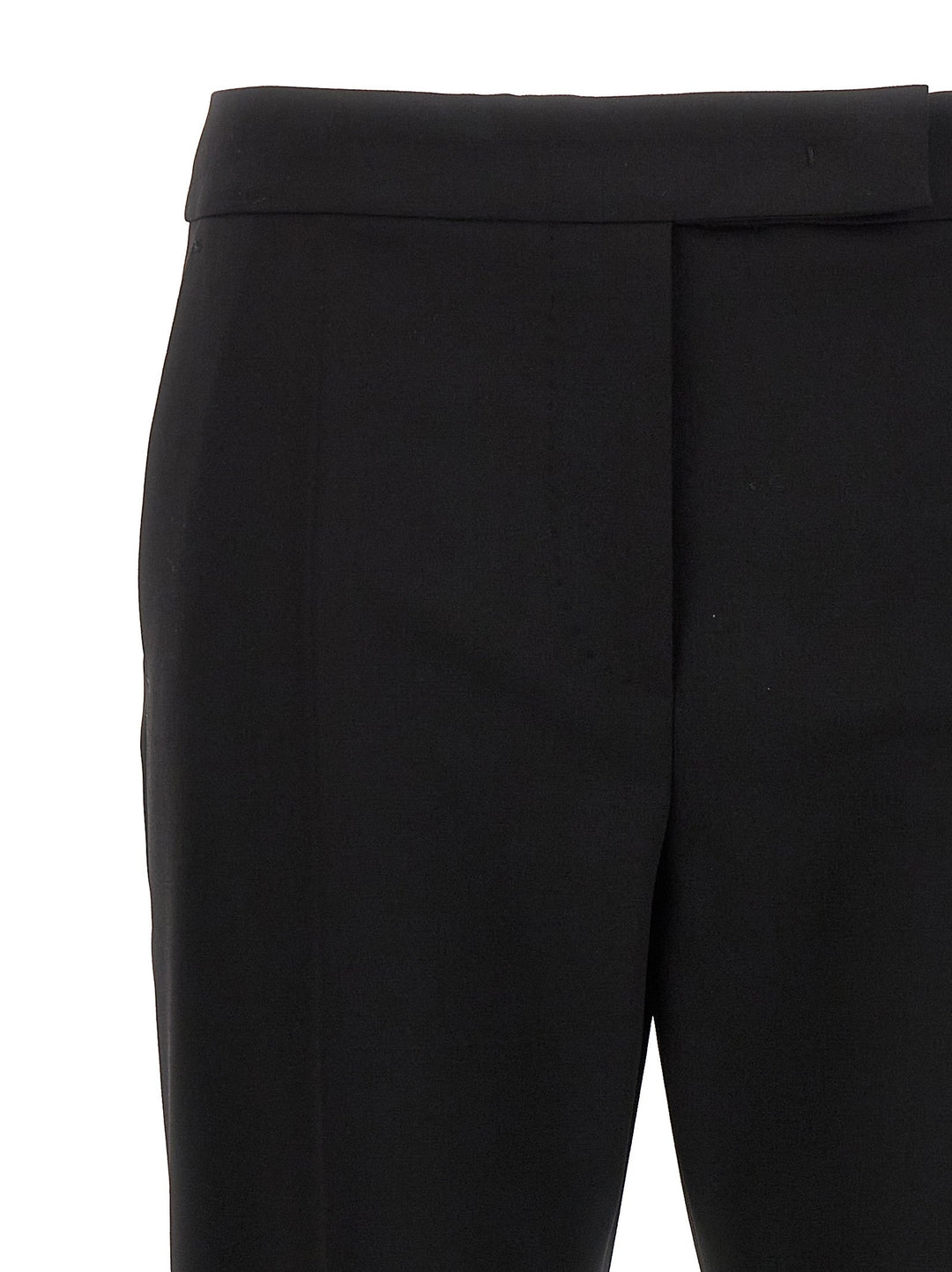 Max Mara Black Virgin Wool Dress Pants