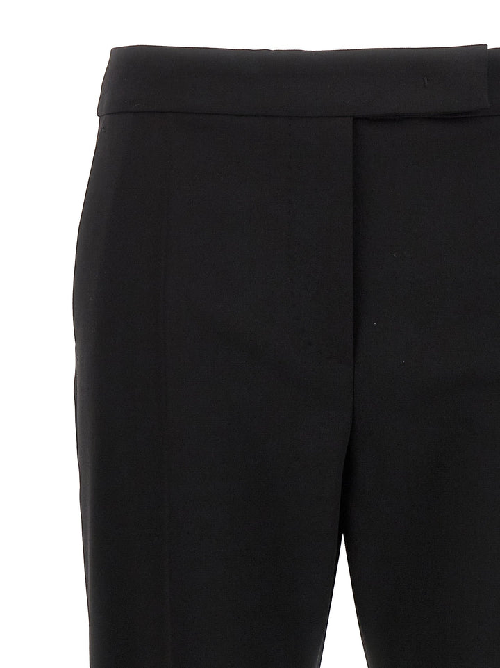 Max Mara Black Virgin Wool Dress Pants
