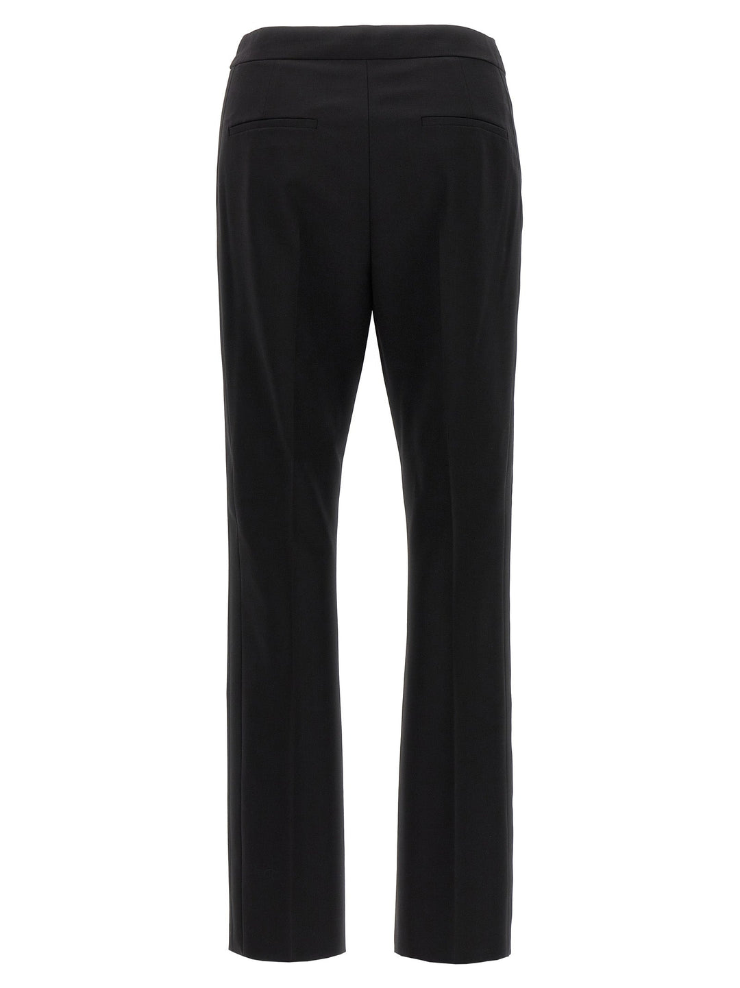 Max Mara Black Virgin Wool Dress Pants