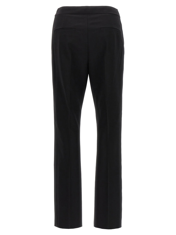 Max Mara Black Virgin Wool Dress Pants