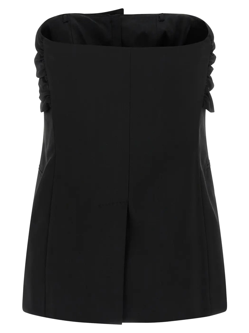 Max Mara Black Virgin Wool Tank Tops