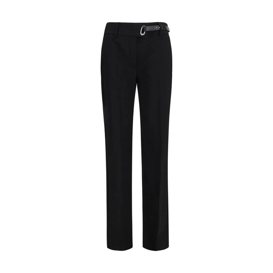 Max Mara Black Viscose Casual Pants