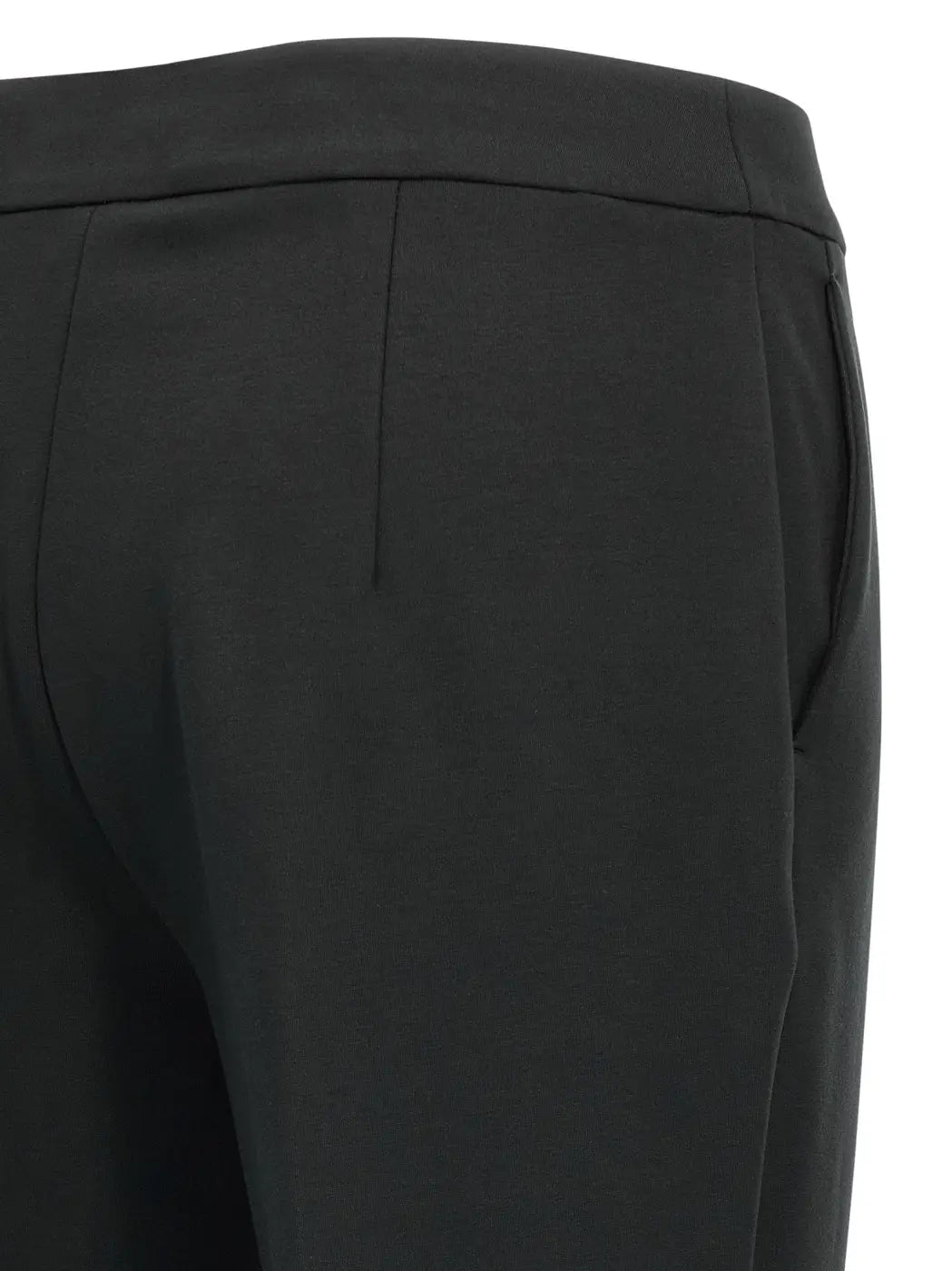 Max Mara Black Viscose Casual Pants