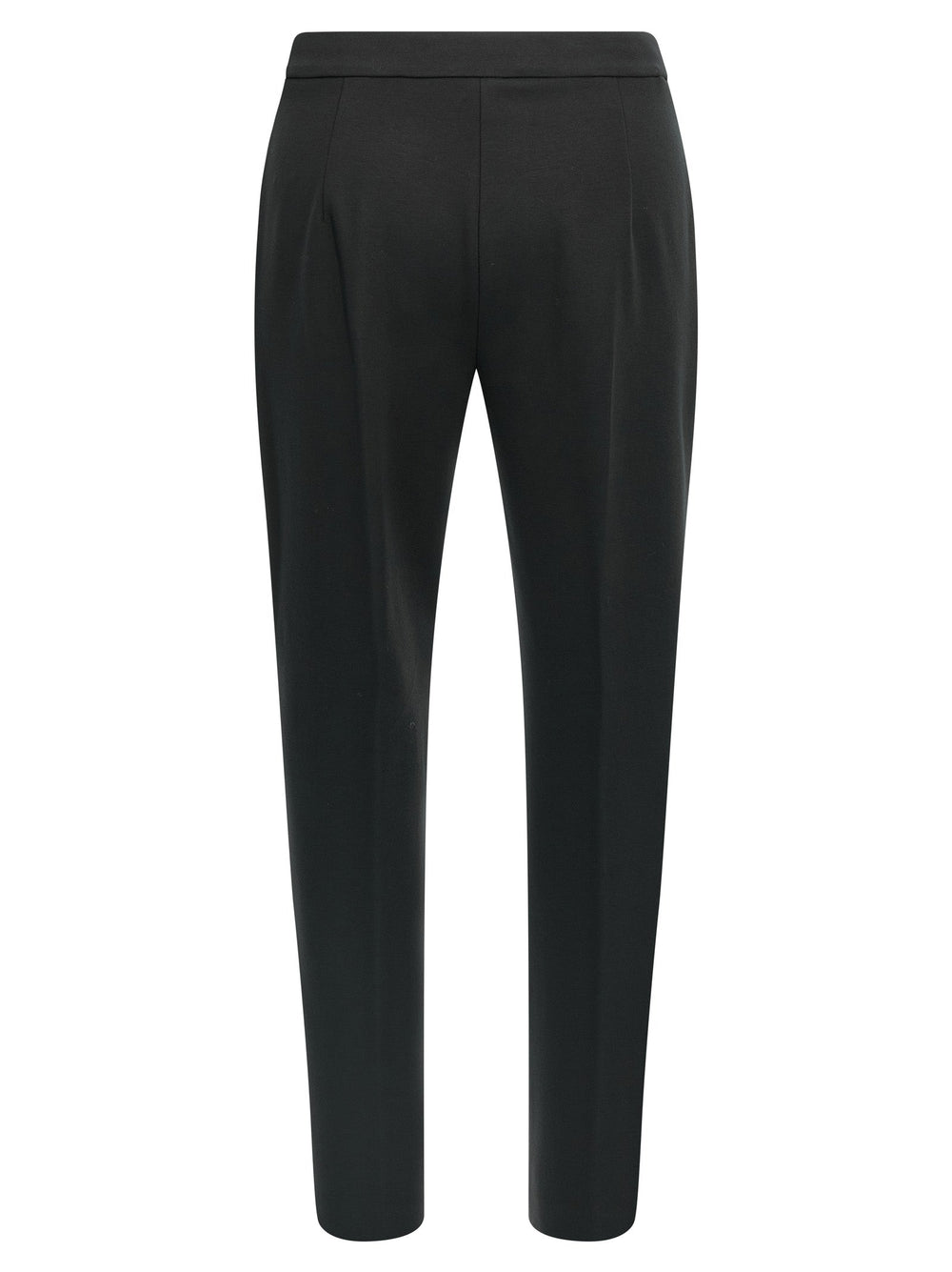 Max Mara Black Viscose Casual Pants