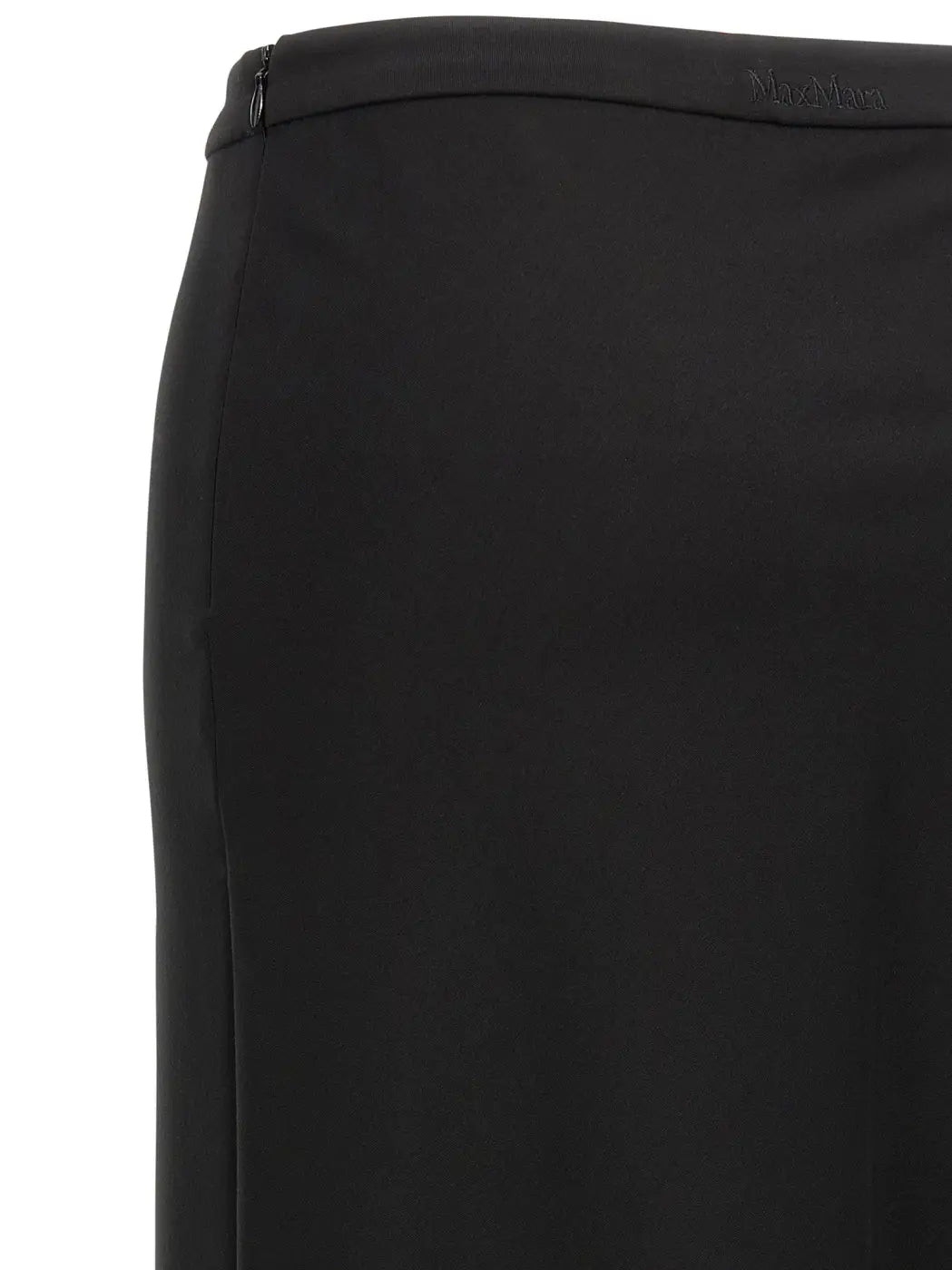 Max Mara Black Viscose Mini Skirt