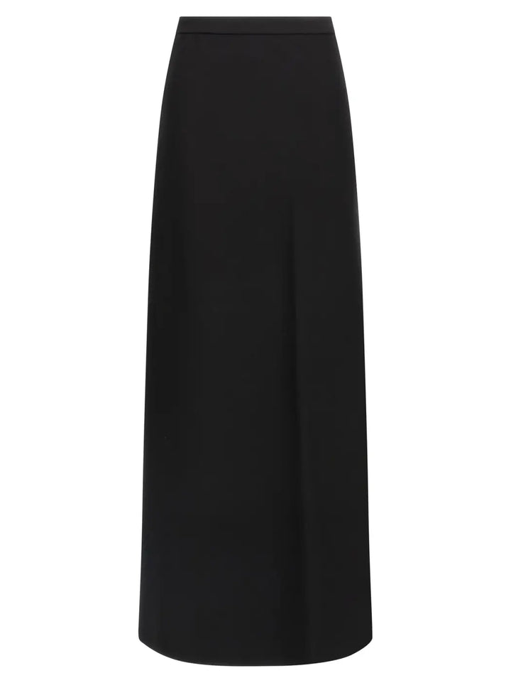 Max Mara Black Viscose Mini Skirt