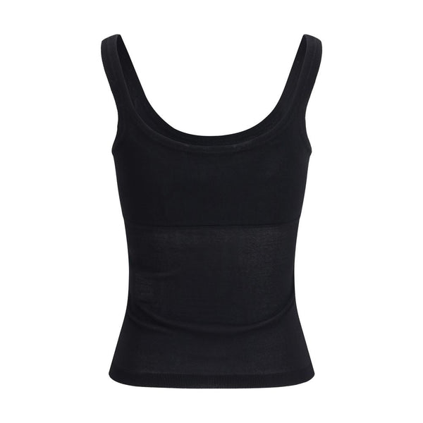 Max Mara Tank Tops - Black Viscose Shirt
