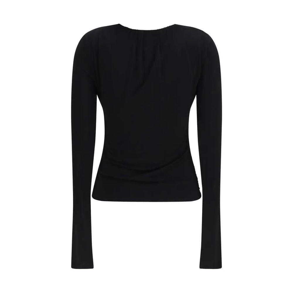 Max Mara Black Viscose Shirt
