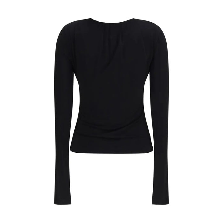 Max Mara Black Viscose Shirt