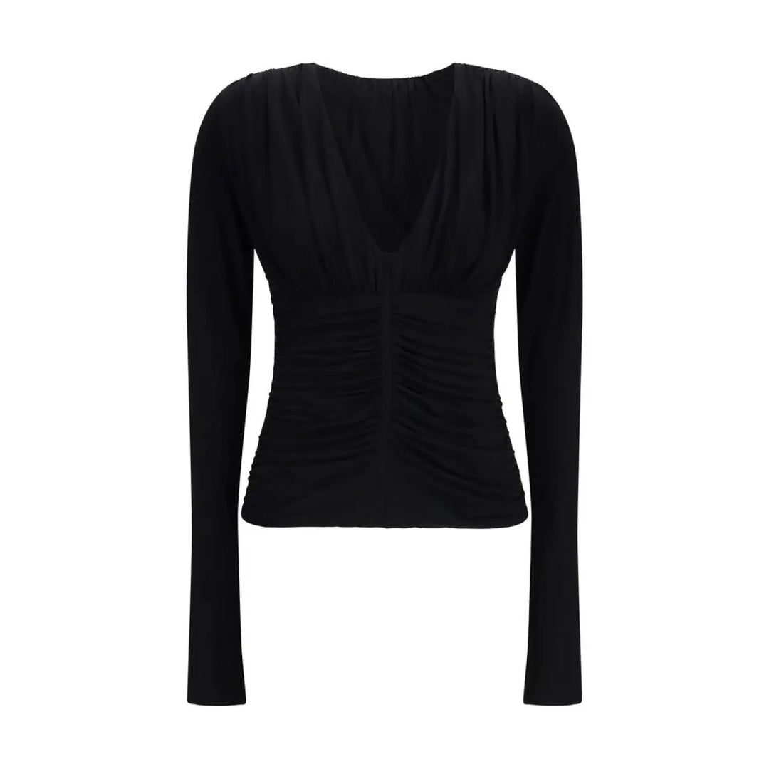 Max Mara Black Viscose Shirt