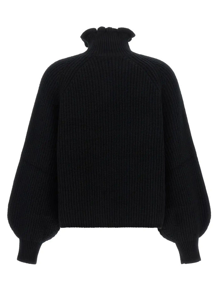 Max Mara Black Wool Cardigan