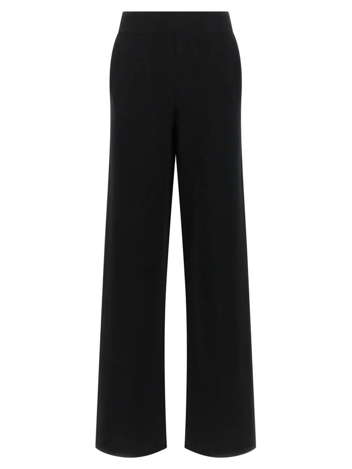 Max Mara Black Wool Casual Pants