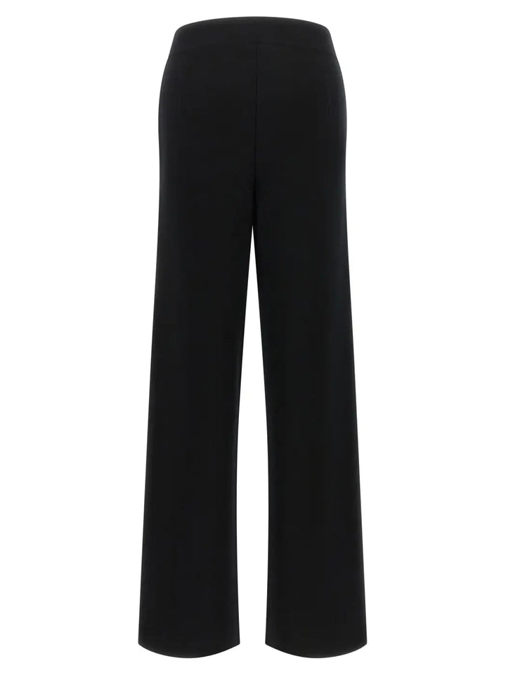 Max Mara Black Wool Casual Pants
