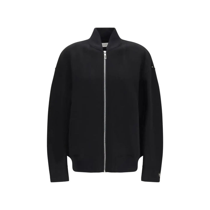 Max Mara Black Wool Oves Aries Full-length Jacket