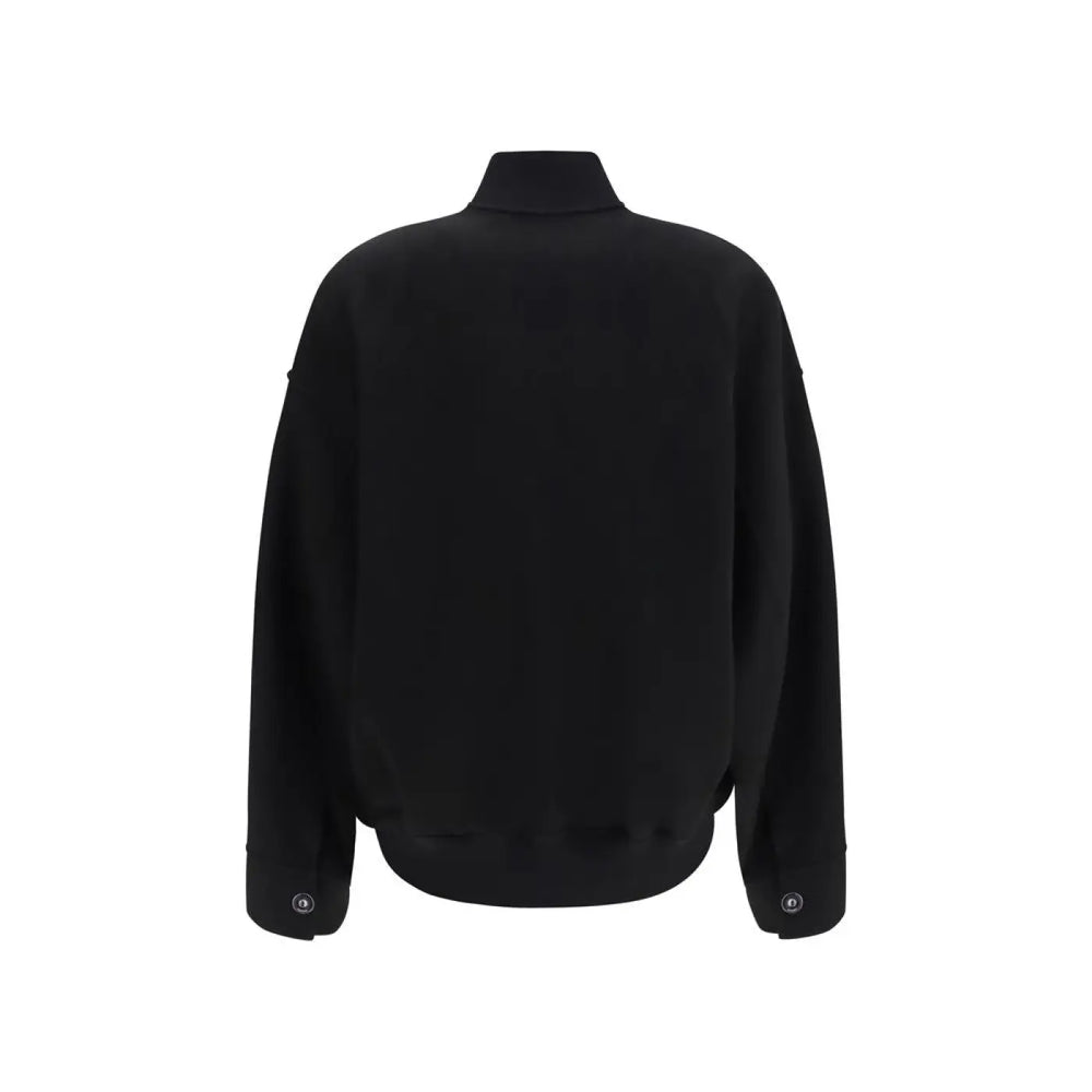 Max Mara Black Wool Oves Aries Full-length Jacket
