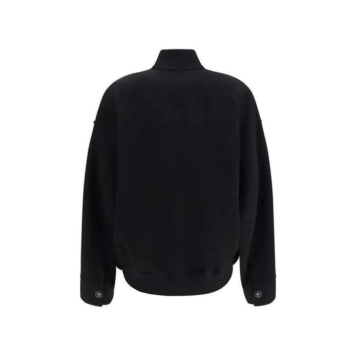 Max Mara Black Wool Oves Aries Full-length Jacket