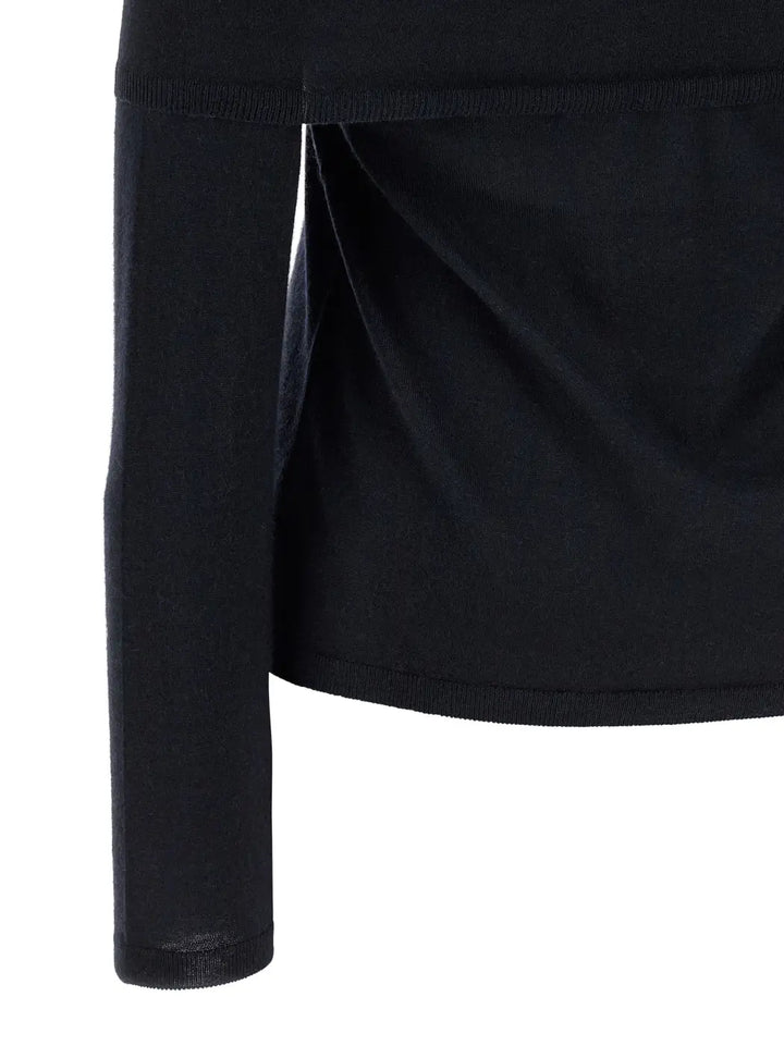 Max Mara Blue Cashmere Cardigan
