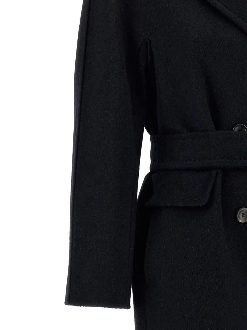 Max Mara Blue Cashmere Coat